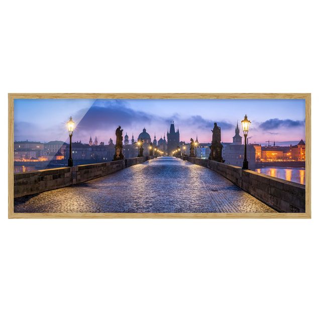 Framed poster - Charles Bridge In Prague