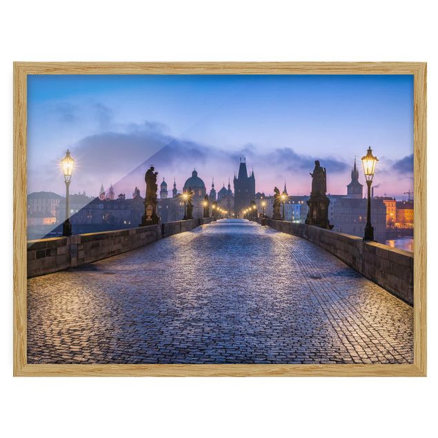 Framed poster - Charles Bridge In Prague