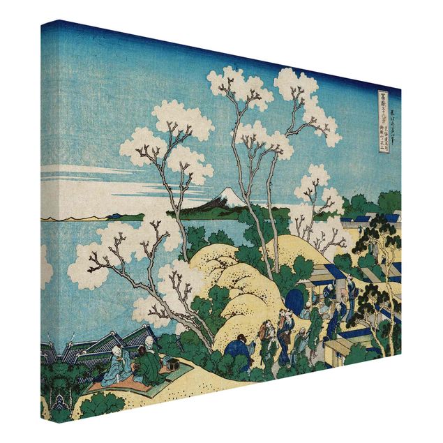 Natural canvas print - Katsushika Hokusai - The Fuji Of Gotenyama - Landscape format 4:3