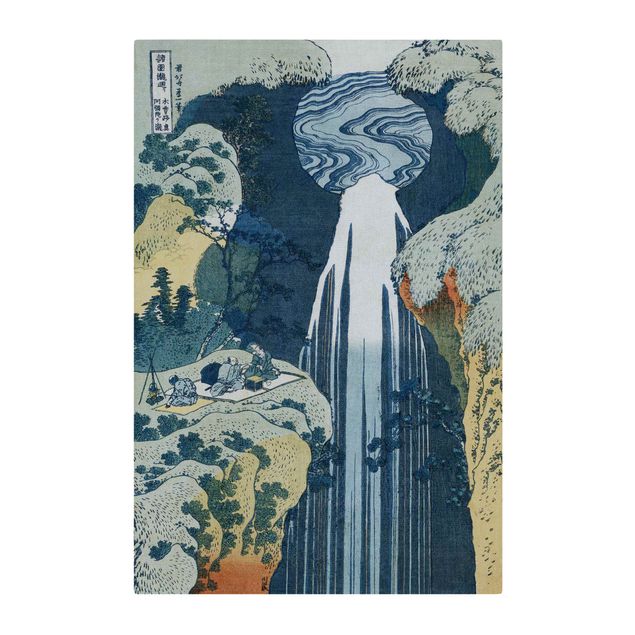 Acoustic art panel - Katsushika Hokusai – The Waterfall Of Amida