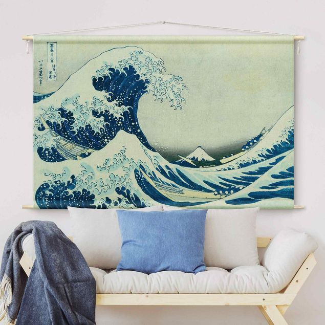 extra large tapestry Katsushika Hokusai - The Great Wave At Kanagawa