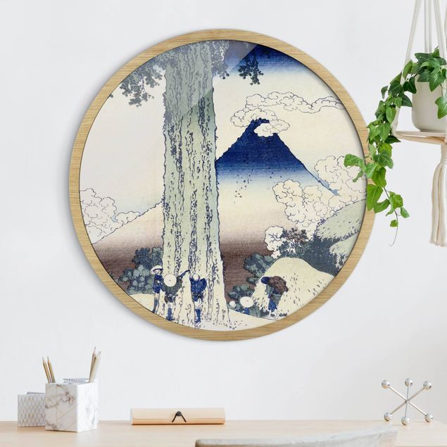 Framed prints round Katsushika Hokusai - Mishima Pass In Kai Province
