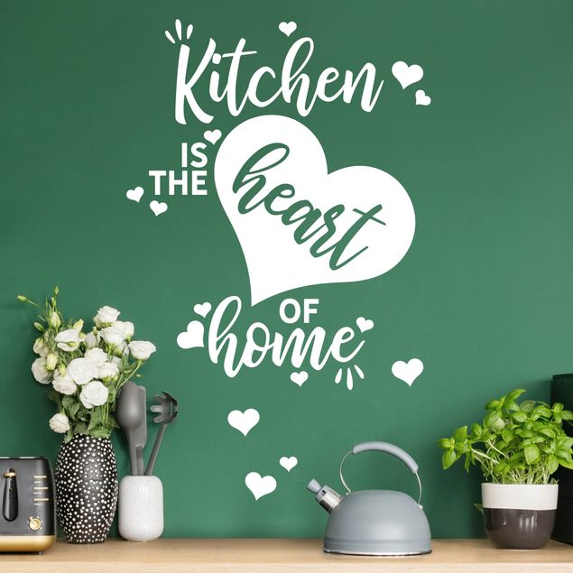 Wall art stickers Kitchen Is The Heart Of Home