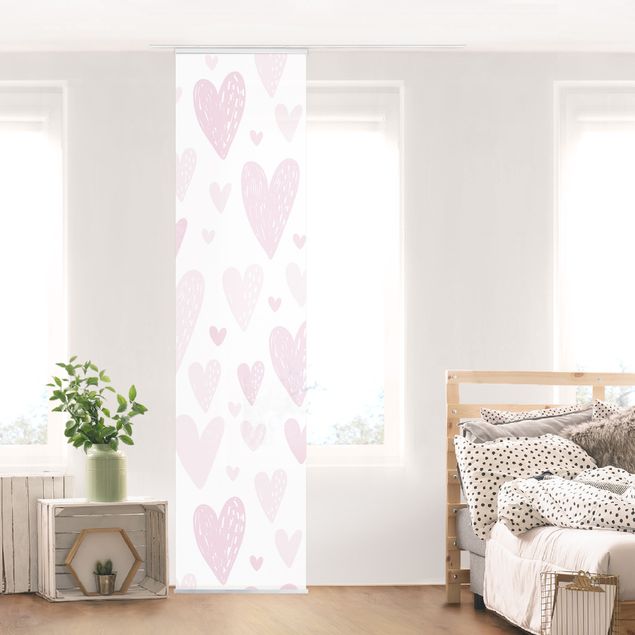 Sliding curtain set - Old Masters Flower Rush With Roses Bouquet - Panel