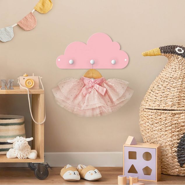 Coat rack for children - Little Pink Cloud