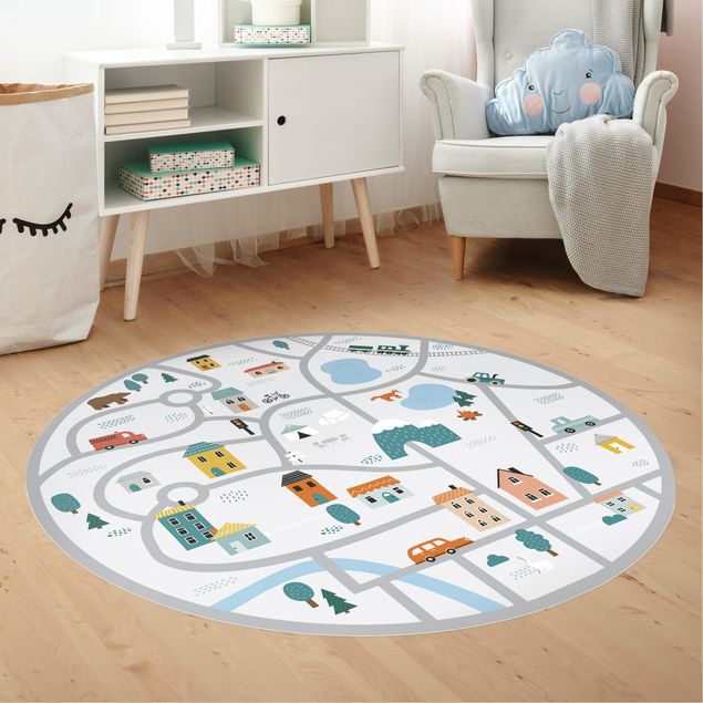 playmat rug Playroom Mat Smalltown - Discover New Parts Of The Town