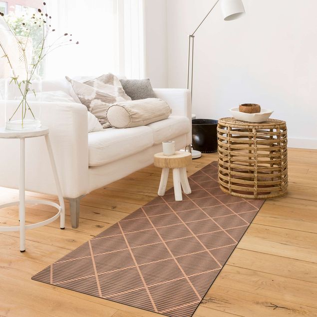 tile effect rug Composition Of Small Black Beams