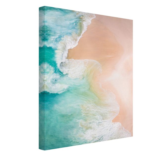 Canvas print - The Ocean’s Kiss - Portrait format 3:4