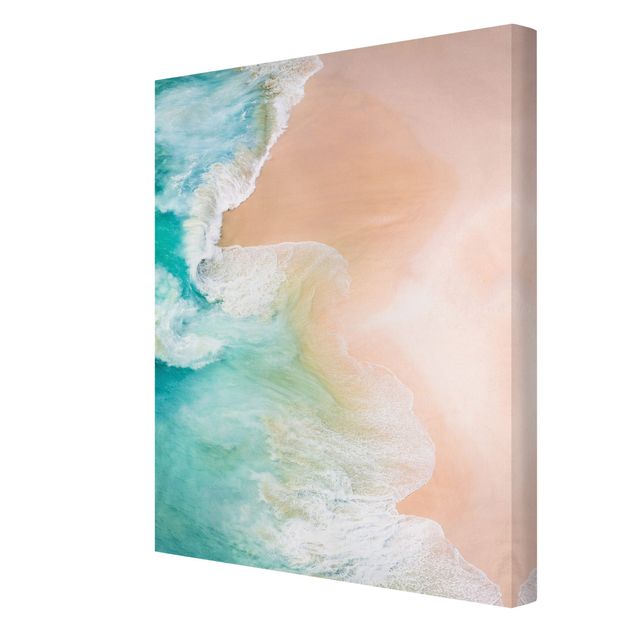 Canvas print - The Ocean’s Kiss - Portrait format 3:4