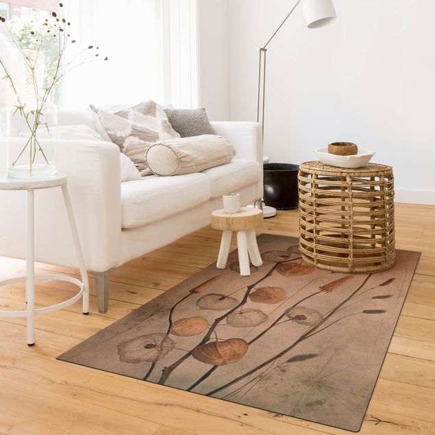floral area rugs Physalis Fruit In Autumn