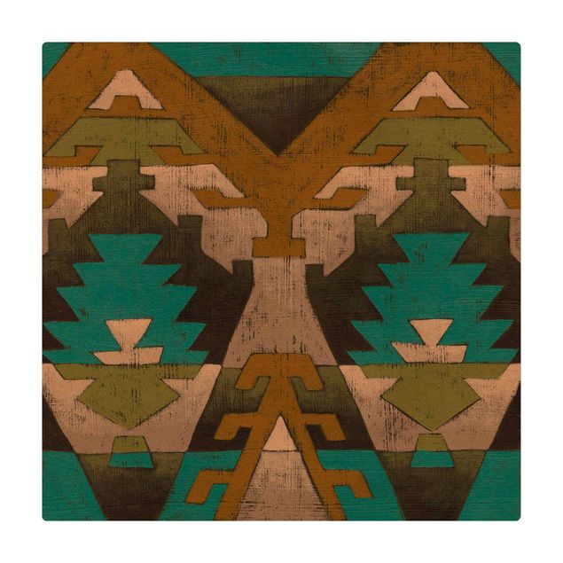 Cork mat - Latin American Ethno Pattern - Square 1:1