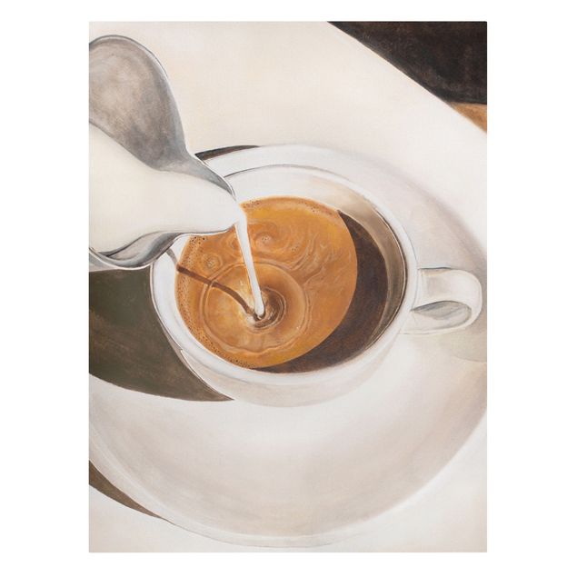 Print on canvas - Latte Art - Portrait format 3:4