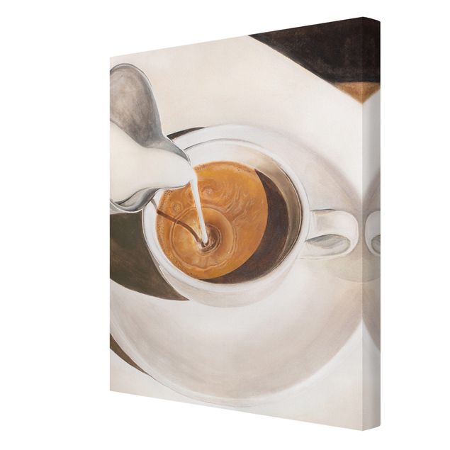 Print on canvas - Latte Art - Portrait format 3:4