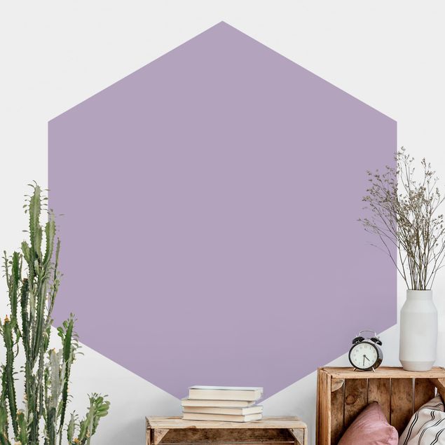Hexagonal wallpapers Lavender