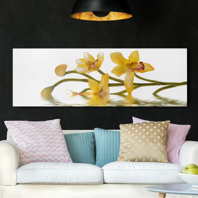 Print on canvas - Saffron Orchid Waters
