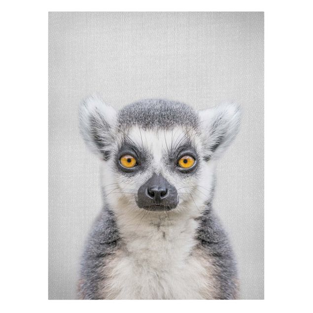 Canvas print - Lemur Ludwig - Portrait format 3:4