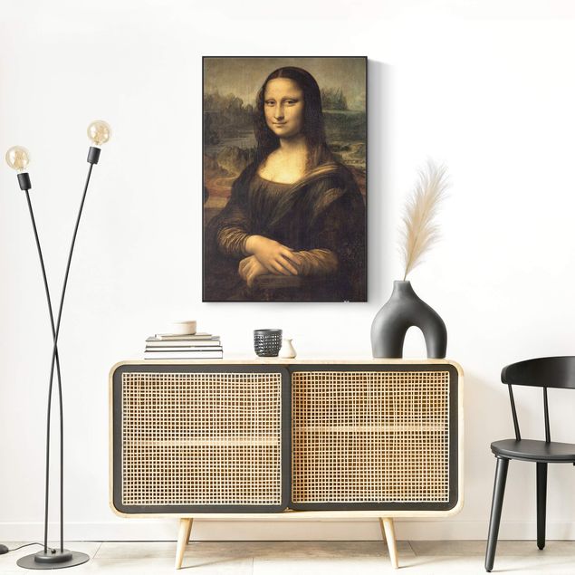Print with acoustic tension frame system - Leonardo da Vinci - Mona Lisa