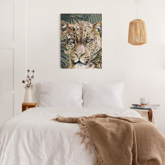 Canvas print gold - Leopard In The Jungle