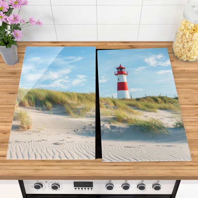 Stove top covers - Lighthouse At The North Sea