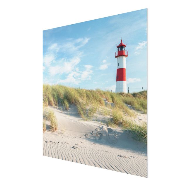 Print on forex - Lighthouse At The North Sea - Square 1:1
