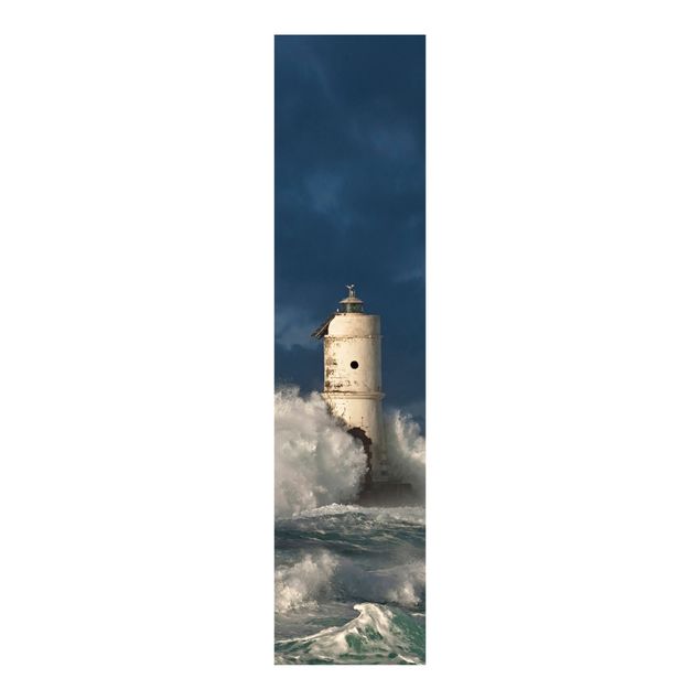 Sliding panel curtains set - Lighthouse On Sardinia