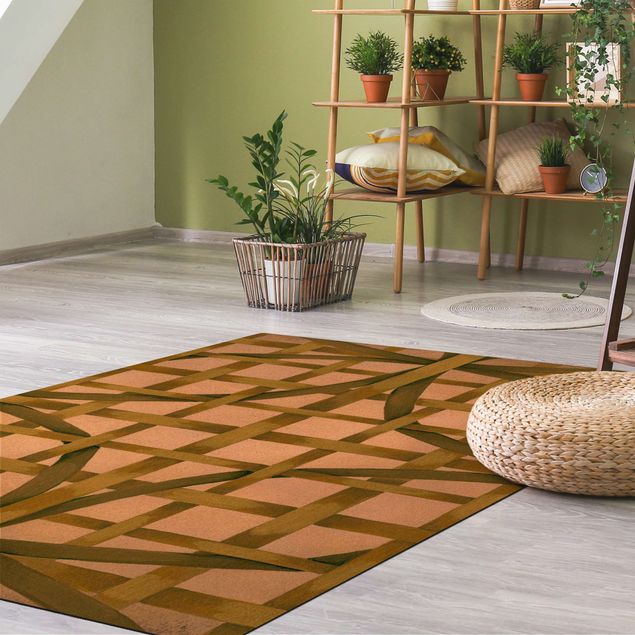 dining room area rugs Light And Ribbon Green