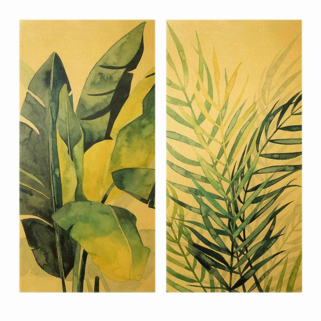 Print on canvas - Favorite Plants Duo