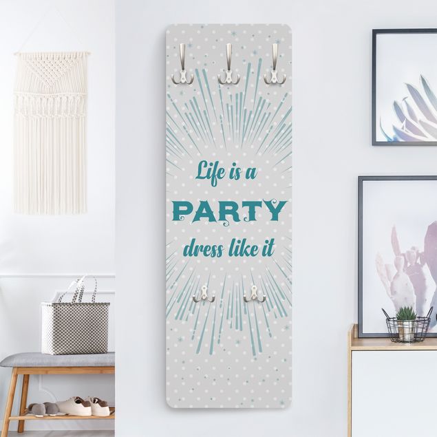 Coat rack - Life is a Party