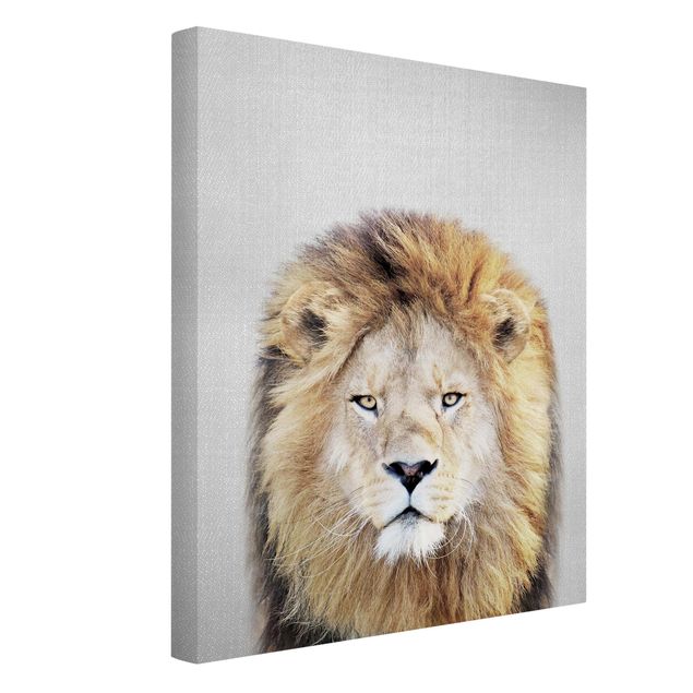 Canvas print - Lion Linus - Portrait format 3:4