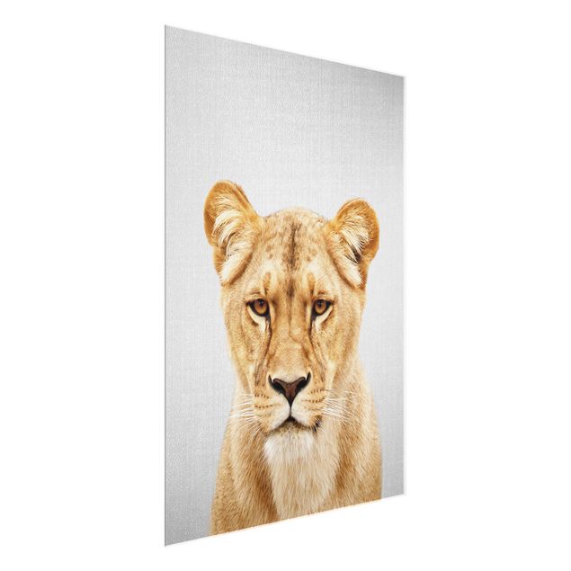 Glass print - Lioness Lisa