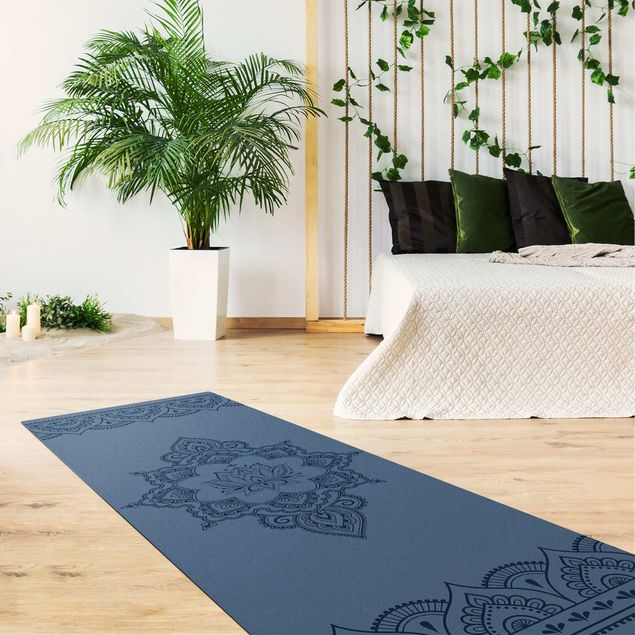 Modern rugs Lotus Flower Indian Ornament