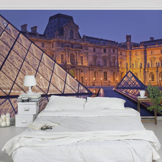 Wallpaper - Louvre Paris At Night