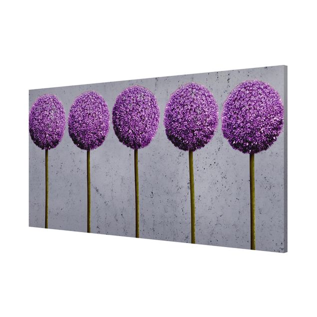 Magnetic memo board - Allium Round-Headed Flower