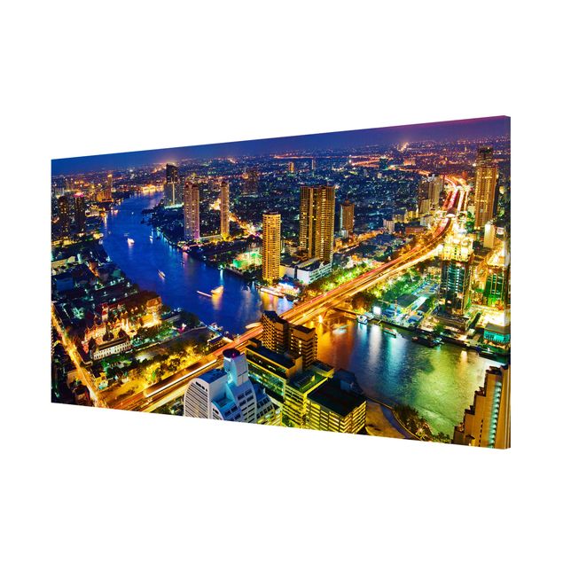 Magnetic memo board - Bangkok Skyline