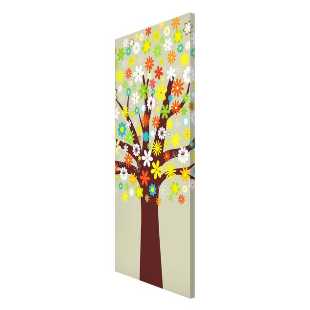 Magnetic memo board - Tree Of Flowers