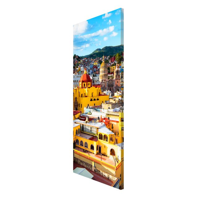 Magnetic memo board - Colourful Houses Guanajuato