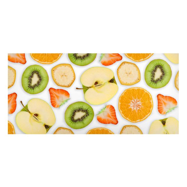 Magnetic memo board - Colourful Fruit Mix