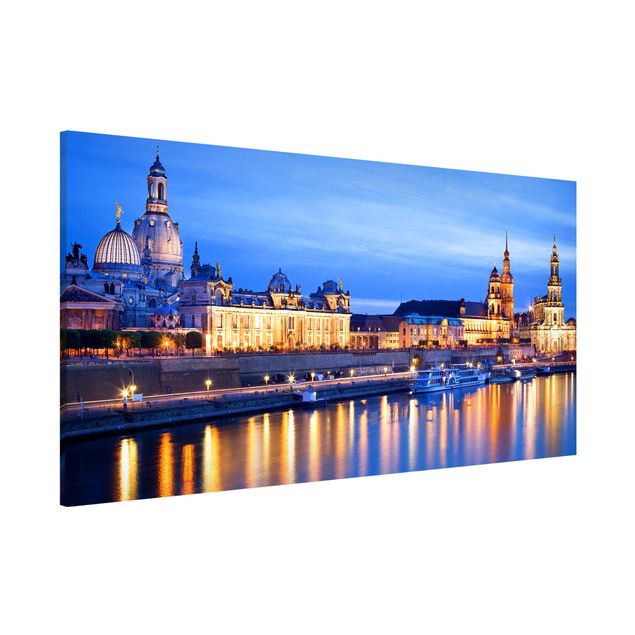 Magnetic memo board - Canaletto's View At Night
