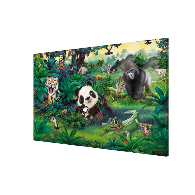 Magnetic memo board - Animal Club International - Jungle With Animals