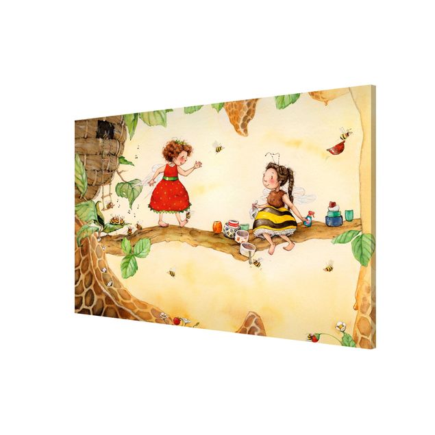 Magnetic memo board - Little Strawberry Strawberry Fairy - At the bee fairy's