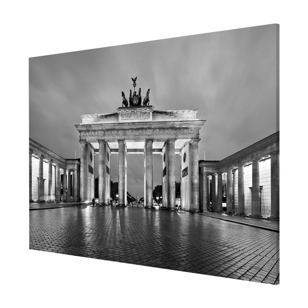 Magnetic memo board - Illuminated Brandenburg Gate II