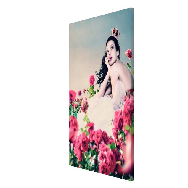Magnetic memo board - Woman In The Rose Field