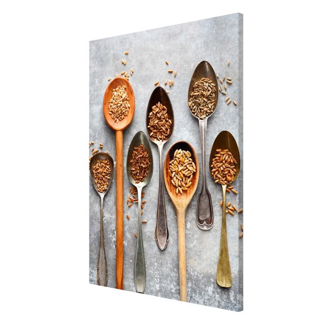 Magnetic memo board - Cereal Grains Spoon