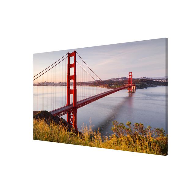 Magnetic memo board - Golden Gate Bridge In San Francisco
