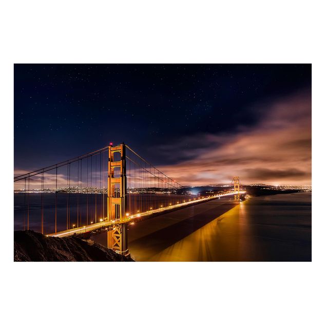 Magnetic memo board - Golden Gate To Stars