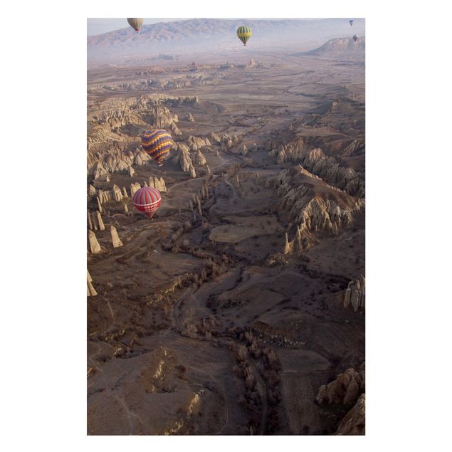 Magnetic memo board - Hot Air Balloons Over Anatolia