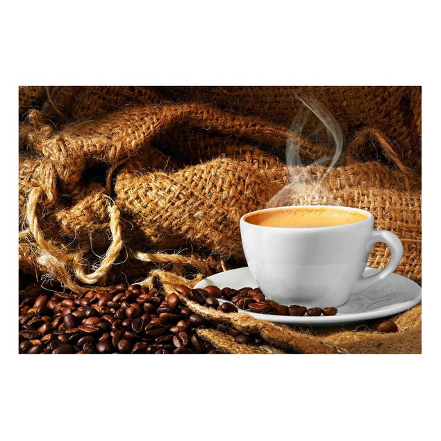 Magnetic memo board - Morning Coffee