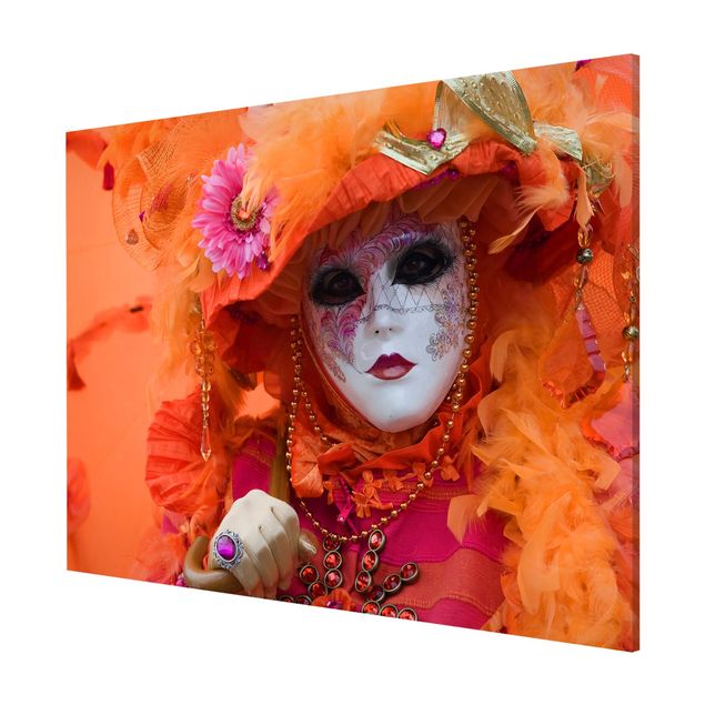 Magnetic memo board - Carnival in Orange