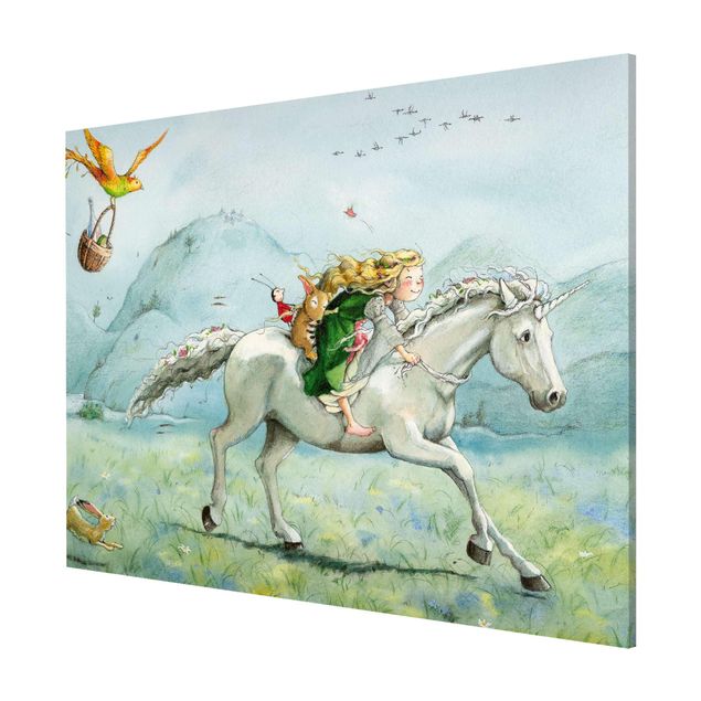Magnetic memo board - Lilia - On The Unicorn