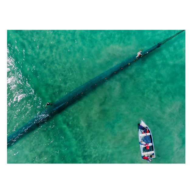 Magnetic memo board - Aerial View - Fishermen